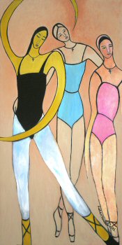 Three Dancers en Pointe